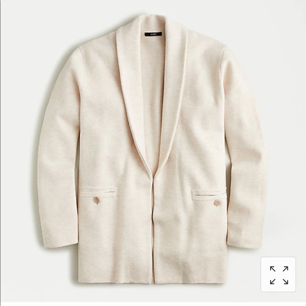 Jcrew sweater blazer, oversized